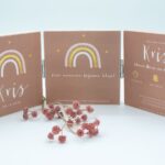 geboortekaartje op hout